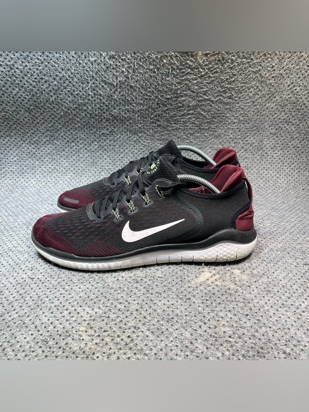 Nike Free RN Maroon Black Running Shoes Size 12 Men’s